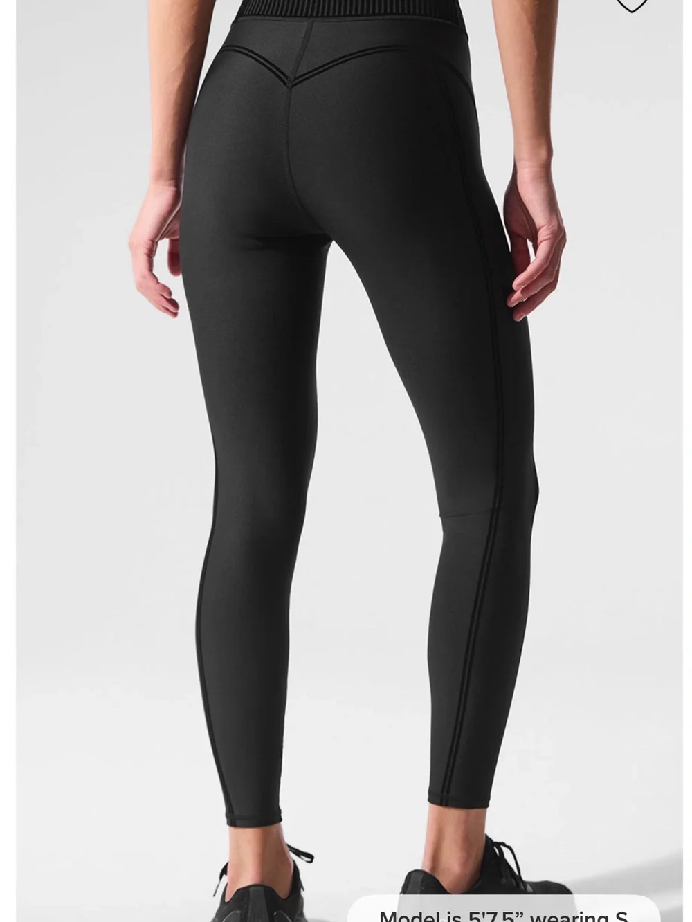 ALO Yoga High-Waist Airlight Black Sculpt Leggings